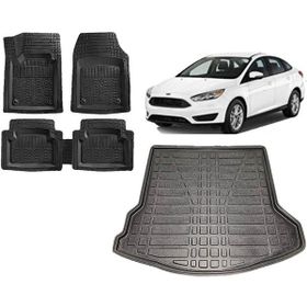 Sare Tuning Focus 3.5 Sedan 2015 Model Uyumlu Bagaj Havuzu ve 4D Luxury Havuzlu Paspas