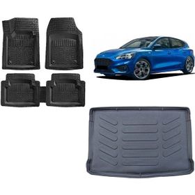 Sare Tuning Focus 4 Hatchback 2020 Uyumlu Tamir Kitli 3d Bagaj Havuzu ve 4D Luxury Havuzlu Paspas