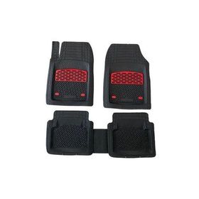 Sare Tuning Ford Explorer Araca Uyumlu Krom Kırmızı Derin Havuzlu Siyah Oto Paspas Takımı