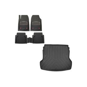 Sare Tuning Hyundai Accent 1996-2000 3D Bagaj Havuzu ve Krom Karbon Paspas