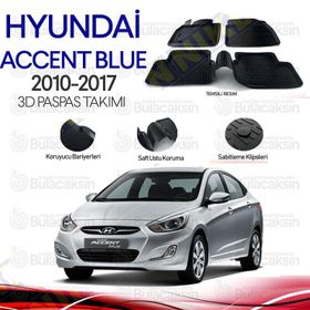Sare Tuning Hyundai Accent Blue 2015 - 2019 3D Havuzlu Oto Paspas Takımı