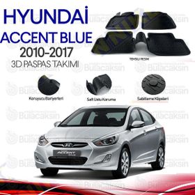 Sare Tuning Hyundai Accent Blue 2015 - 2019 3D Havuzlu Oto Paspas Takımı