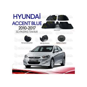 Sare Tuning Hyundai Accent Blue 2015 - 2019 3D Havuzlu Oto Paspas Takımı