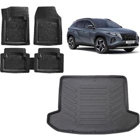 Sare Tuning Hyundai Tucson 2021 Model 3d Bagaj Havuzu ve 4D Luxury Havuzlu Paspas