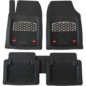 Sare Tuning Isuzu D-Max Araca Uyumlu Krom Karbon Derin Havuzlu Siyah Oto Paspas Takımı