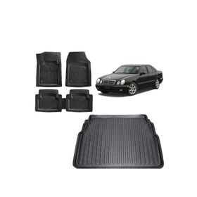 Sare Tuning Mercedes E Serisi W210 2001 Model 3d Uyumlu Bagaj Havuzu ve 4D Luxury Havuzlu Paspas