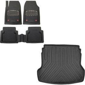 Sare Tuning Mercedes E Serisi W213 2016-2023 Plastik Setli 3D Bagaj Havuzu ve Krom Karbon Paspas