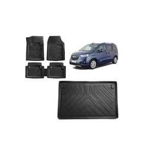 Sare Tuning Opel Combo 2023 Model 3d Bagaj Havuzu ve 4D Luxury Havuzlu Paspas