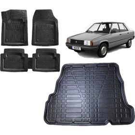 Sare Tuning Renault 9 Broadway 2000 Uyumlu Model 3d Bagaj Havuzu ve 4D Luxury Havuzlu Paspas