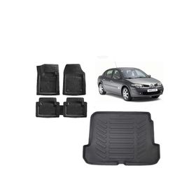 Sare Tuning Renault Megane 2 Sedan Uyumlu 2005 Model 3d Bagaj Havuzu ve 4D Luxury Havuzlu Paspas