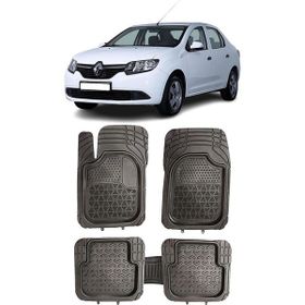 Sare Tuning Renault Symbol 2013 Sonrası Araca Uyumlu 3D Havuzlu Siyah Oto Paspas Takımı