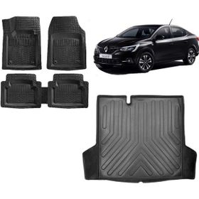 Sare Tuning Renault Taliant 2023 Model 3d Bagaj Havuzu ve 4D Luxury Havuzlu Paspas