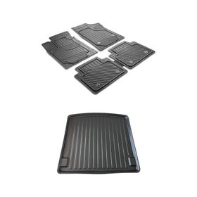 Sare Tuning Seat Leon 2012-2020 Premium Siyah Havuzlu Paspas ve Bagaj Havuzu