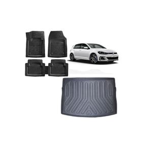 Sare Tuning Volkswagen Golf 7 3d Bagaj Havuzu ve 4D Luxury Havuzlu Paspas