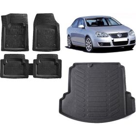 Sare Tuning Volkswagen Jetta 2009 Model 3d Bagaj Havuzu ve 4D Luxury Havuzlu Paspas