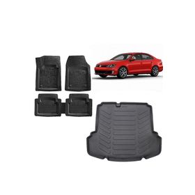 Sare Tuning Volkswagen Jetta 2014 Model (cepli) 3d Bagaj Havuzu ve 4D Luxury Havuzlu Paspas