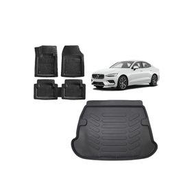 Sare Tuning Volvo S60 2013 Uyumlu Model 3d Bagaj Havuzu ve 4D Luxury Havuzlu Paspas