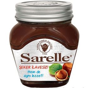 Sarelle Kakaolu Şekersiz 350 gr Fındık Ezmesi