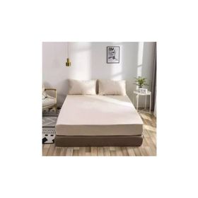 Sarev 100x200 cm Tek Kişilik Bej Fitted Çarşaf Seti