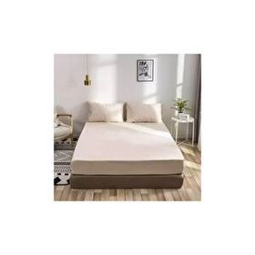 Sarev 100x200 cm Tek Kişilik Bej Fitted Çarşaf Seti