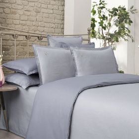 Sarev 200x220 cm Olive Armürlü Lila Çift Kişilik Nevresim Takımı