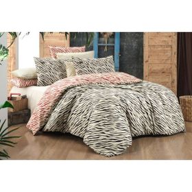 Sarev Aviano Fancy Poplin Tek Kişilik Nevresim Takımı - 160 x 220 cm - Renkli