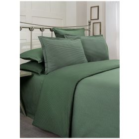 Sarev Fancy Stripe Koyu Yeşil Nevresim Takımı