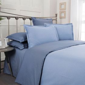 Sarev Fancy Stripe V4 King Size Poplin Pamuk Nevresim Takımı
