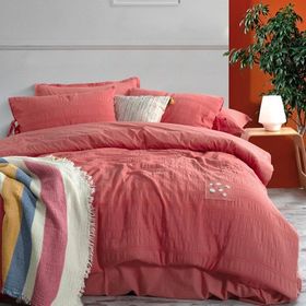 Sarev Mood Comfort 200x220 cm Candy Pembe Çift Kişilik Nevresim Takımı