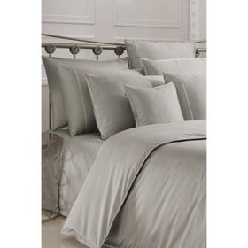 Sarev Sartoria Pamuk Saten Gri V7 Çift Kişilik 200x220 cm Nevresim Takımı