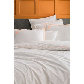 Sarev Supra Ekru %100 Pamuk King Size Poplin Nevresim Takımı