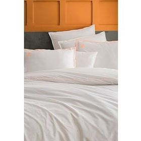 Sarev Supra Ekru %100 Pamuk King Size Poplin Nevresim Takımı