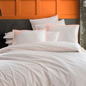 Sarev Supra Fancy Poplin V1 Çift Kişilik 200x220 cm Ekru Nevresim Takımı