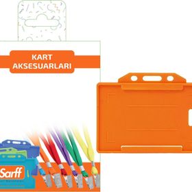 Sarff 10 Adet Turuncu Kart Koruyucu Blister