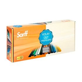 Sarff 10 mm Siyah 100'lü Paket Oval Sırtlık