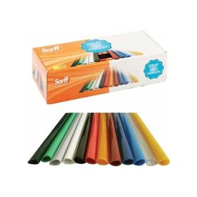 Sarff 10 mm Siyah 100'lü Paket Oval Sırtlık