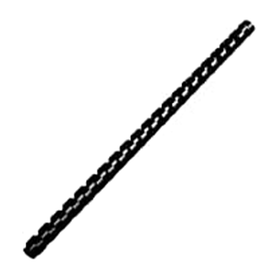 Sarff 10 mm Siyah 30-40 Yaprak Kapasiteli 100'lü Kutu Plastik Spiral