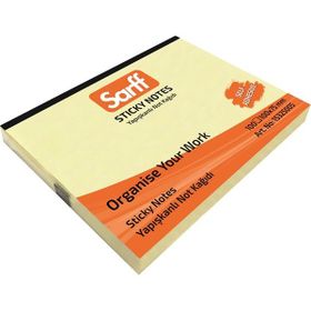 Sarff 100x75 mm 100 Yaprak Sarı Yapışkanlı Not Kağıdı