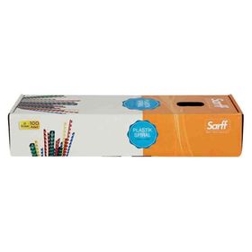 Sarff 12 mm 100 Adet Mavi Plastik Spiral