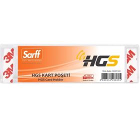 Sarff 12x4 cm 25 Adet HGS Kart Poşetleri