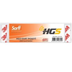 Sarff 12x4 cm 25 Adet HGS Kart Poşetleri