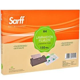 Sarff 150 Mikron A4 100 Adet Laminasyon Filmi