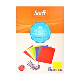 Sarff 15201017 100'lü A4 Pvc Cilt Kapaği Sari 160 Micron