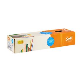 Sarff 15312011 100'lü 8 mm Beyaz Plastik Spiral