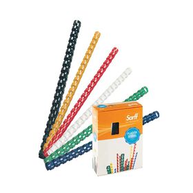 Sarff 15312028 Delux Şeffaf 12 mm 100'lü Plastik Spiral