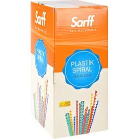 Sarff 15312051 20 mm 100'lü Beyaz Plastik Spiral
