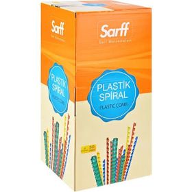 Sarff 15312061 25 mm 50'li Beyaz Plastik Spiral