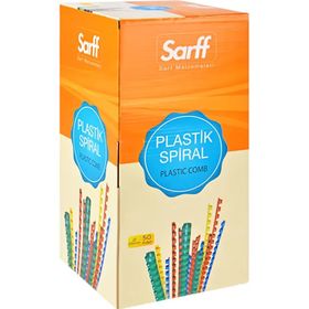 Sarff 15312066 28 mm 50'li Beyaz Plastik Spiral