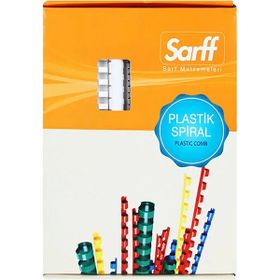 Sarff 15312071 32 mm 50'li Beyaz Plastik Spiral