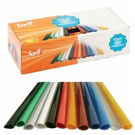 Sarff 15mm Beyaz 100 Adet Plastik Geniş Sırtlık